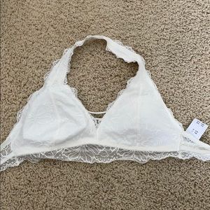White bralette